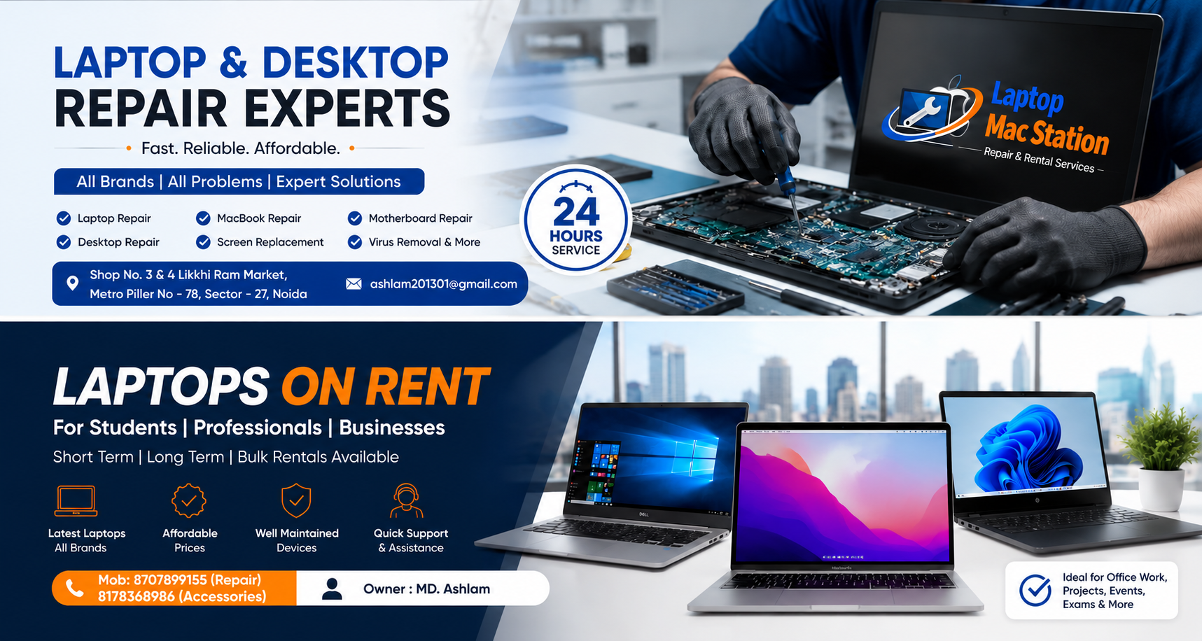 Laptop Mac Station